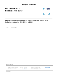 NBN ISO 14068-1:2024
