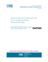 UNE-EN IEC 61386-21:2022/A11:2022