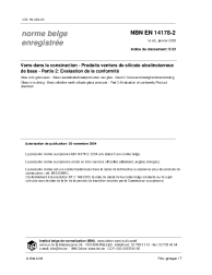 NBN EN 14178-2:2005