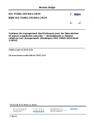 NBN ISO 35001:2019/A1:2024