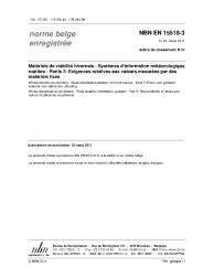 NBN EN 15518-3:2011