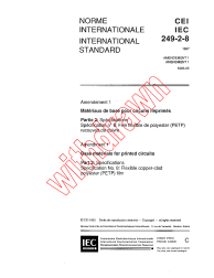 IEC 60249-2-8:1987/AMD1:1993