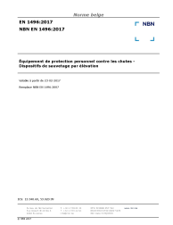 NBN EN 1496:2017