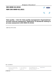 NBN ISO 8000-62:2021