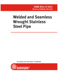 ASME B36.19-2022 + ERRATA