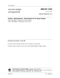 NBN EN 13392:2001