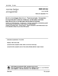 NBN EN 602:2004