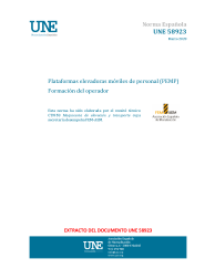 UNE 58923:2020