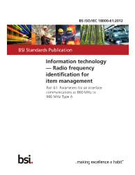 BS ISO/IEC 18000-61:2012