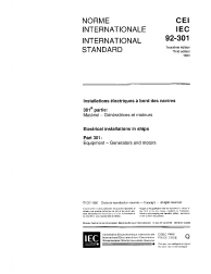 IEC 60092-301:1980