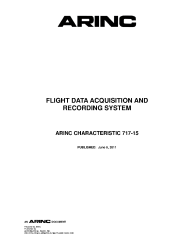 ARINC Characteristic 717-15:2011