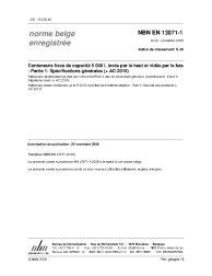 NBN EN 13071-1:2008