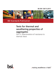 BS EN 1367-5:2011