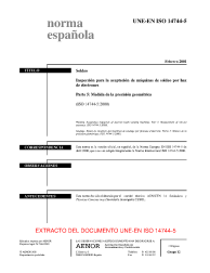 UNE-EN ISO 14744-5:2001