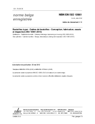 NBN EN ISO 10961:2012