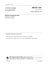 NBN EN 14396:2004