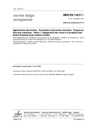NBN EN 15437-1:2009