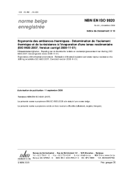 NBN EN ISO 9920:2009