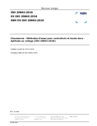 NBN EN ISO 20863:2018