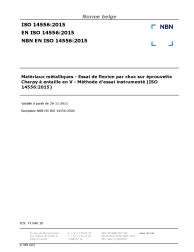 NBN EN ISO 14556:2015