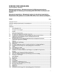 DIN ISO 21001:2020-06