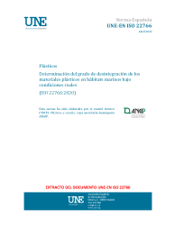 UNE-EN ISO 22766:2022