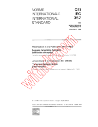 IEC 60357:1982/AMD4:1989