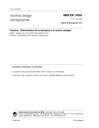 NBN EN 14609:2004