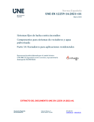 UNE-EN 12259-14:2021+A1:2023