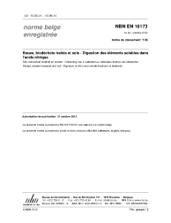 NBN EN 16173:2012
