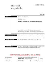 UNE-EN 12196:2003 (R2013)