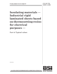 PD IEC TR 60893-4:2003