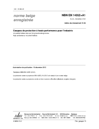 NBN EN 14052+A1:2012