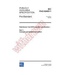 IEC PAS 62453-1:2006