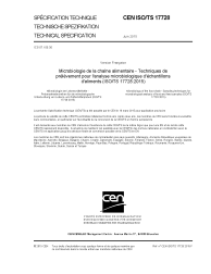 CEN ISO/TS 17728:2015