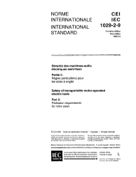 IEC 61029-2-9:1995