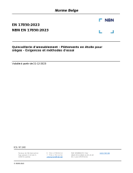 NBN EN 17850:2023