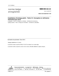NBN EN 40-3-3:2013