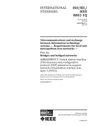 ISO/IEC/IEEE 8802-1Q:2020/AMD3:2021