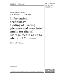 BS EN ISO/IEC 11172-1:1995