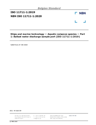 NBN ISO 11711-1:2020