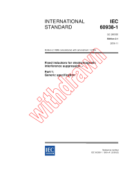 IEC 60938-1:1999+AMD1:2006 Consolidated