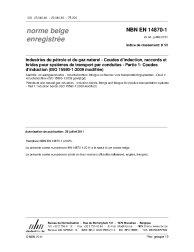 NBN EN 14870-1:2011