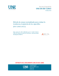 UNE-EN ISO 12863:2022