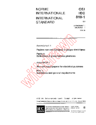 IEC 60819-1:1995/AMD1:1996