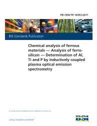 PD CEN/TR 10353:2011