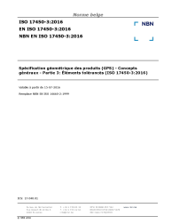 NBN EN ISO 17450-3:2016