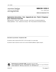 NBN EN 13232-3:2003