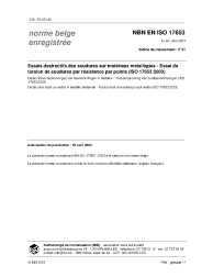 NBN EN ISO 17653:2003