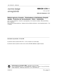 NBN EN 12761-1:2001
